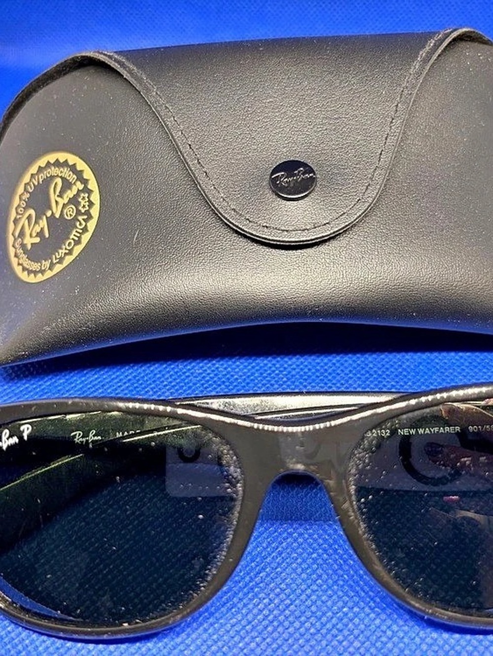 Polorized Ray-Ban New Wayfarer Sunglasses Black